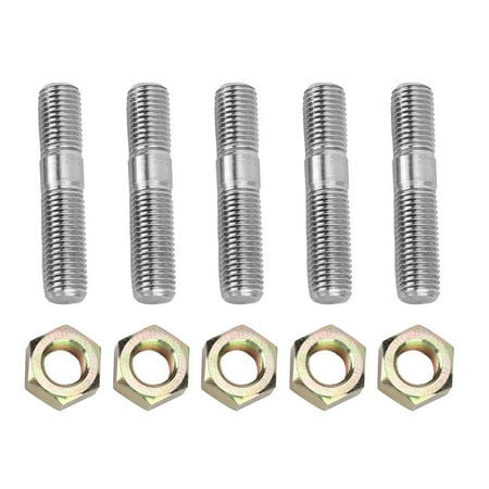 5 Pièces Kit écrou De Goujon Turbo M10x1.25 Pour Mitsubishi DSM 1G EVO1 5 Pièces Kit écrou De Goujon Turbo M10x1.25 Pour Mitsubishi DSM 1G EVO1